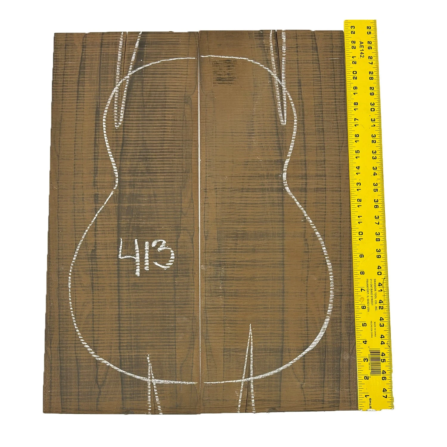Ziricote Classical Guitar Back Seconds Set #413 - Image 3