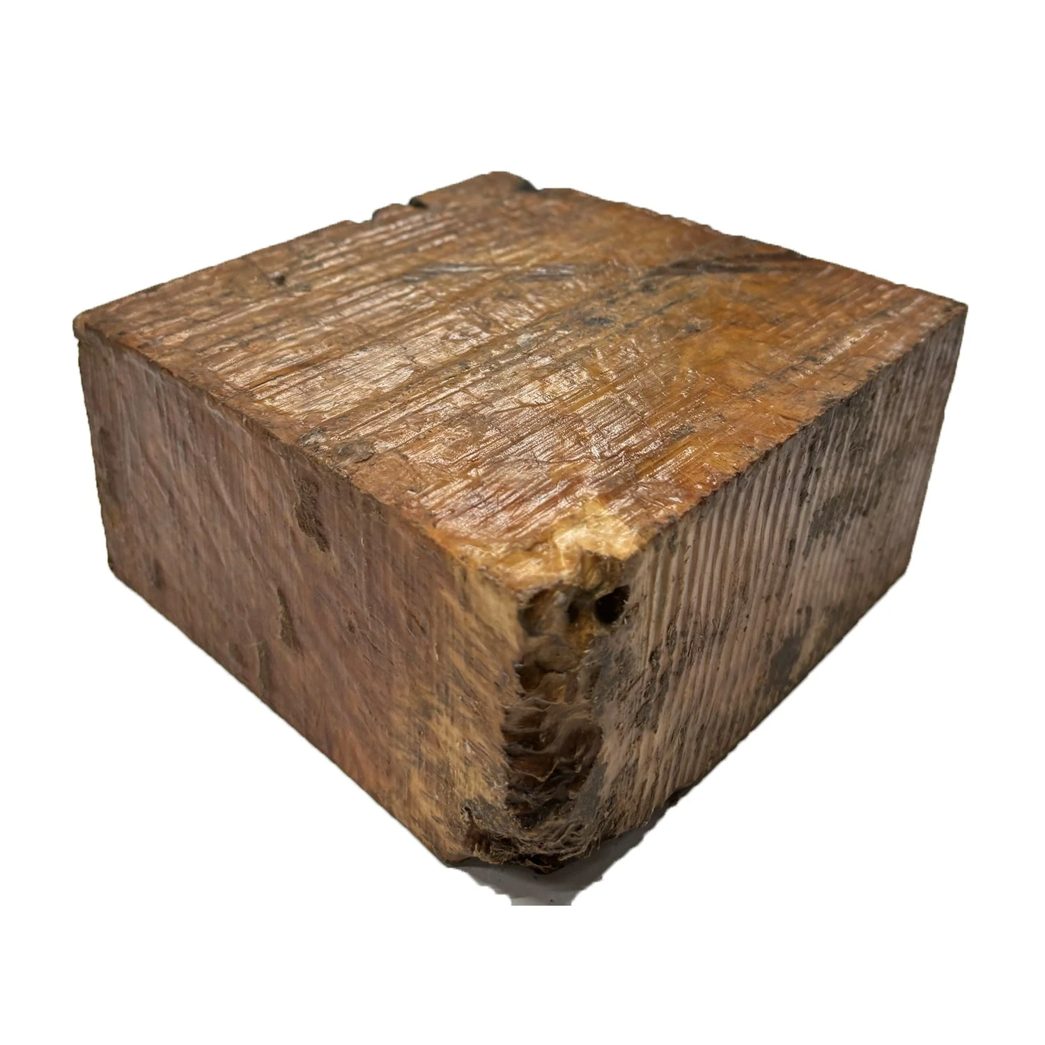 Australian Yellow Box Burl Wood Bowl Blank, 6" X 6" X 3" | #429 - Image 3