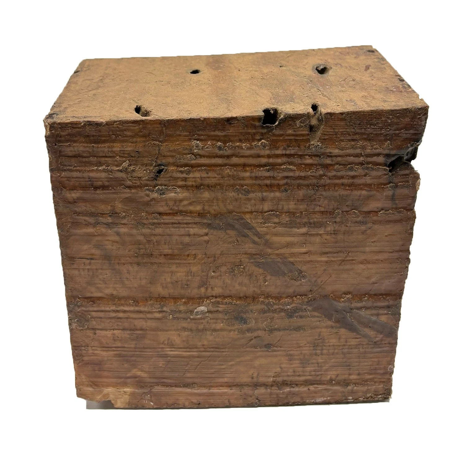 Australian Yellow Box Burl Wood Bowl Blank, 6" X 6" X 3" | #429 - Image 4