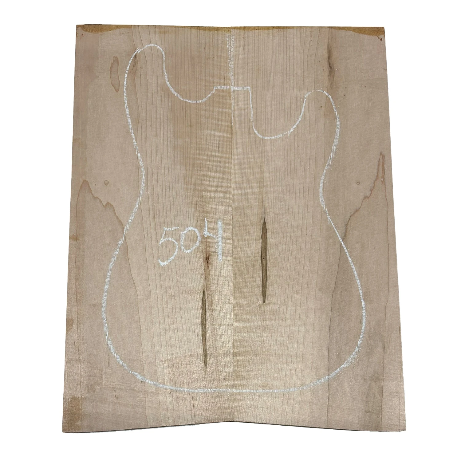 Flame Ambrosia Maple Guitar Carved Tops 21" X 8-1/8" X 1-1/8" #504 - Image 2