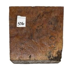 Australian Yellow Box Burl Wood Bowl Blank, 8" X 8" X 3" | #506