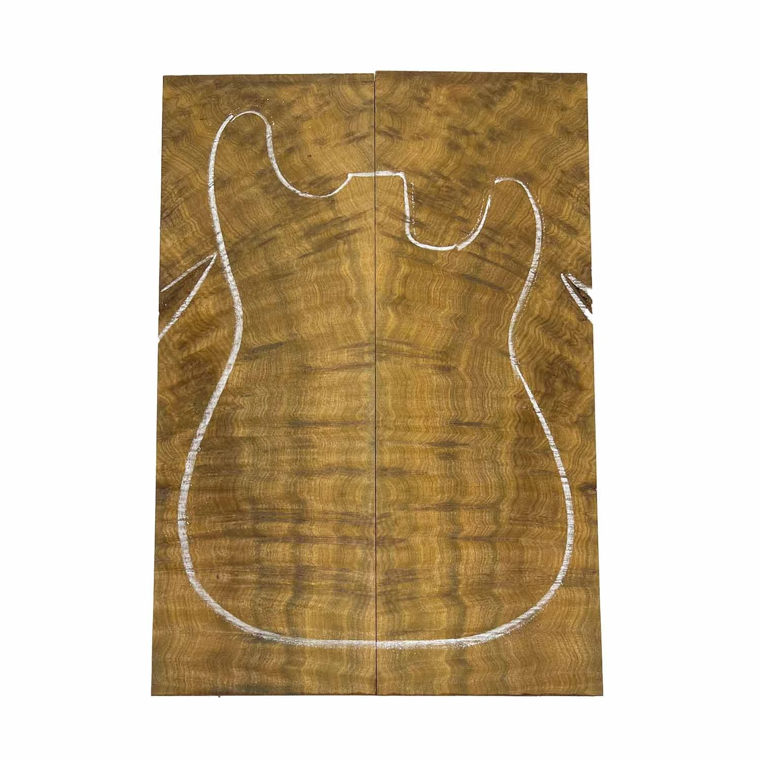 Flame Waterfall Camphor Guitar Drop Top 21" X 7-1/4" X 3/8" #56 - Image 4