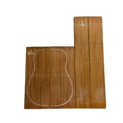 Mahogany (Old Grown) Dreadnought Guitar Back & Side Sets #66