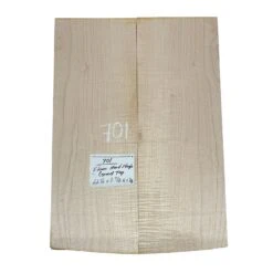 Flame Hard Maple Guitar Carved Top 22-1/2" X 7-7/8" X 1-1/8" #701