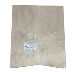Flame Hard Maple Guitar Carved Top 20-1/2" X 9" X 1-1/8" #704