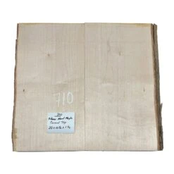 Flame Hard Maple Guitar Carved Top 20" X 10-1/2" X 1-1/4" #710