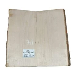 Flame Hard Maple Guitar Carved Top 20-1/2" X 10-1/2" X 1-1/4" #711