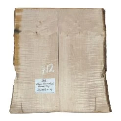 Flame Hard Maple Guitar Carved Top 22" X 8-1/2" X 1-1/4" #712