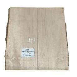 Flame Hard Maple Guitar Carved Top 21" X 10" X 1-1/4" #714