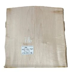 Flame Hard Maple Guitar Carved Top 21-1/2" X 9-1/2" X 1-1/8" #716