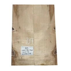Flame Hard Maple Guitar Carved Top 21" X 7-1/2" X 1-1/4" #734