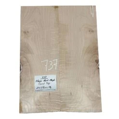 Flame Hard Maple Guitar Carved Top 21" X 7-1/2" X 1-1/8" #737