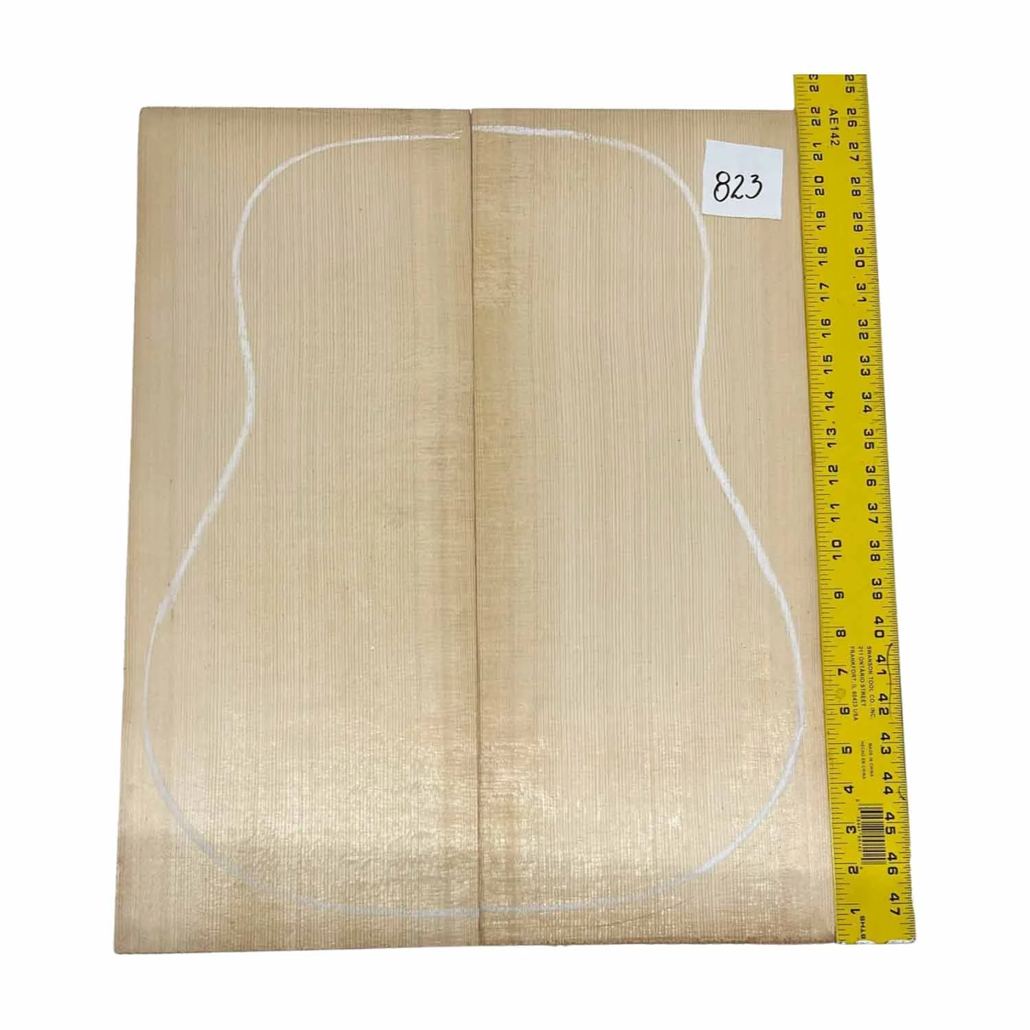 German Spruce Bookmatched Dreadnought Guitar Tops #823 - Image 2