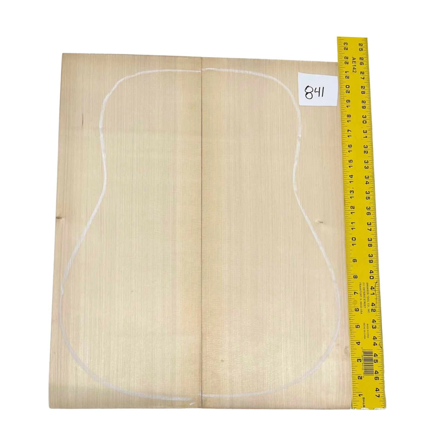 German Spruce Bookmatched Dreadnought Guitar Tops #841 - Image 2