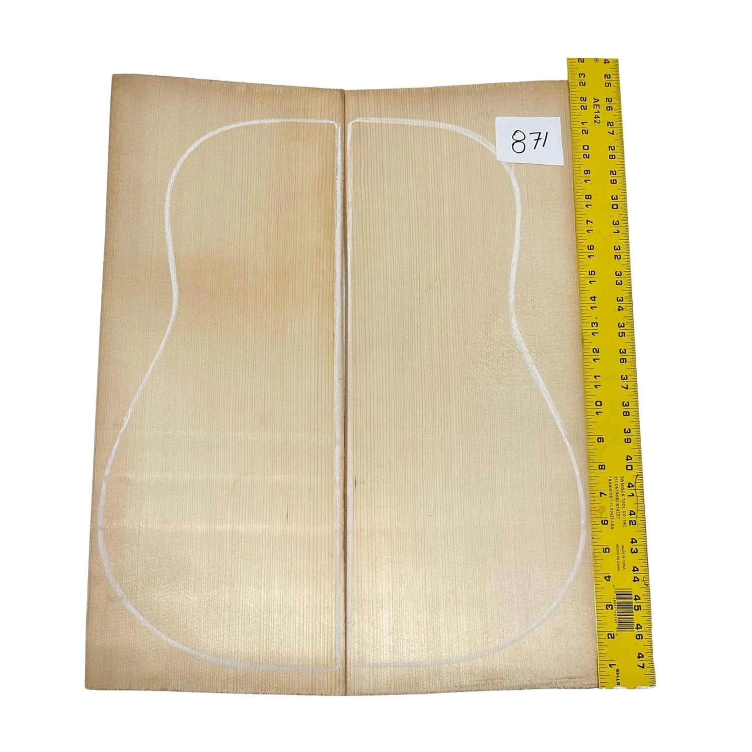 German Spruce Bookmatched Dreadnought Guitar Tops #871 - Image 2