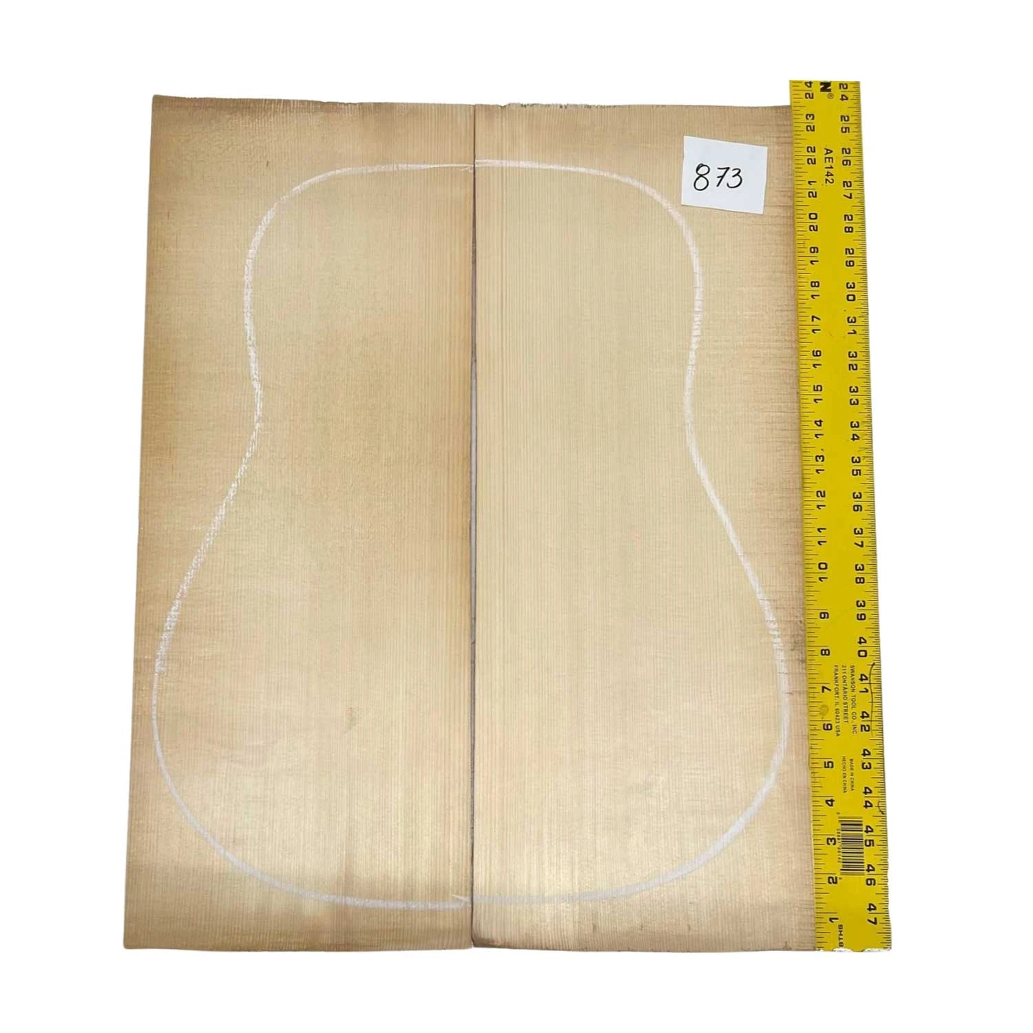 German Spruce Bookmatched Dreadnought Guitar Tops #873 - Image 2