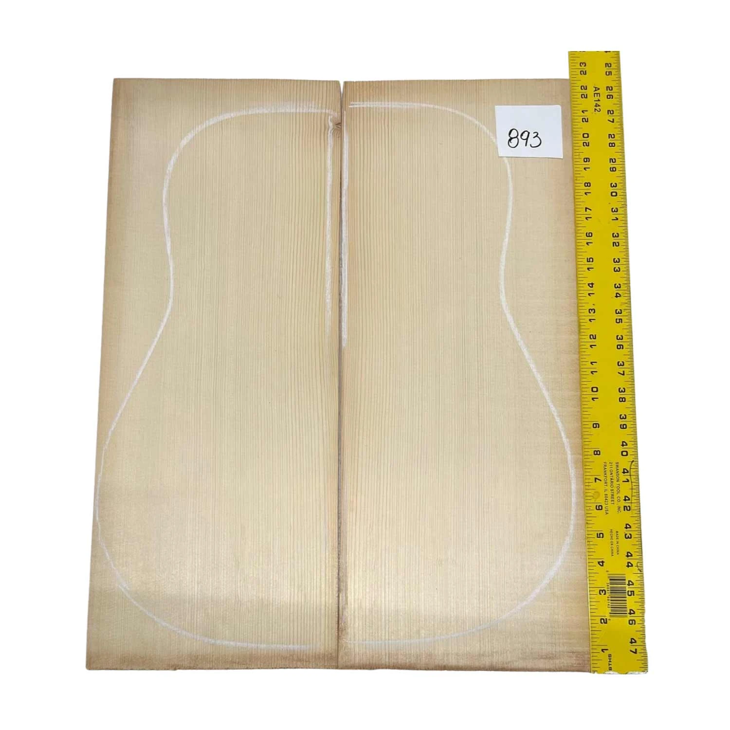 German Spruce Bookmatched Dreadnought Guitar Tops #893 - Image 2