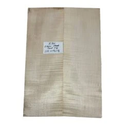 Flame Hard Maple Guitar Carved Top 23-1/2" X 7-3/4" X 5/8" #902