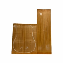 Mahogany (Old Grown) Dreadnought Guitar Back & Side Sets #91