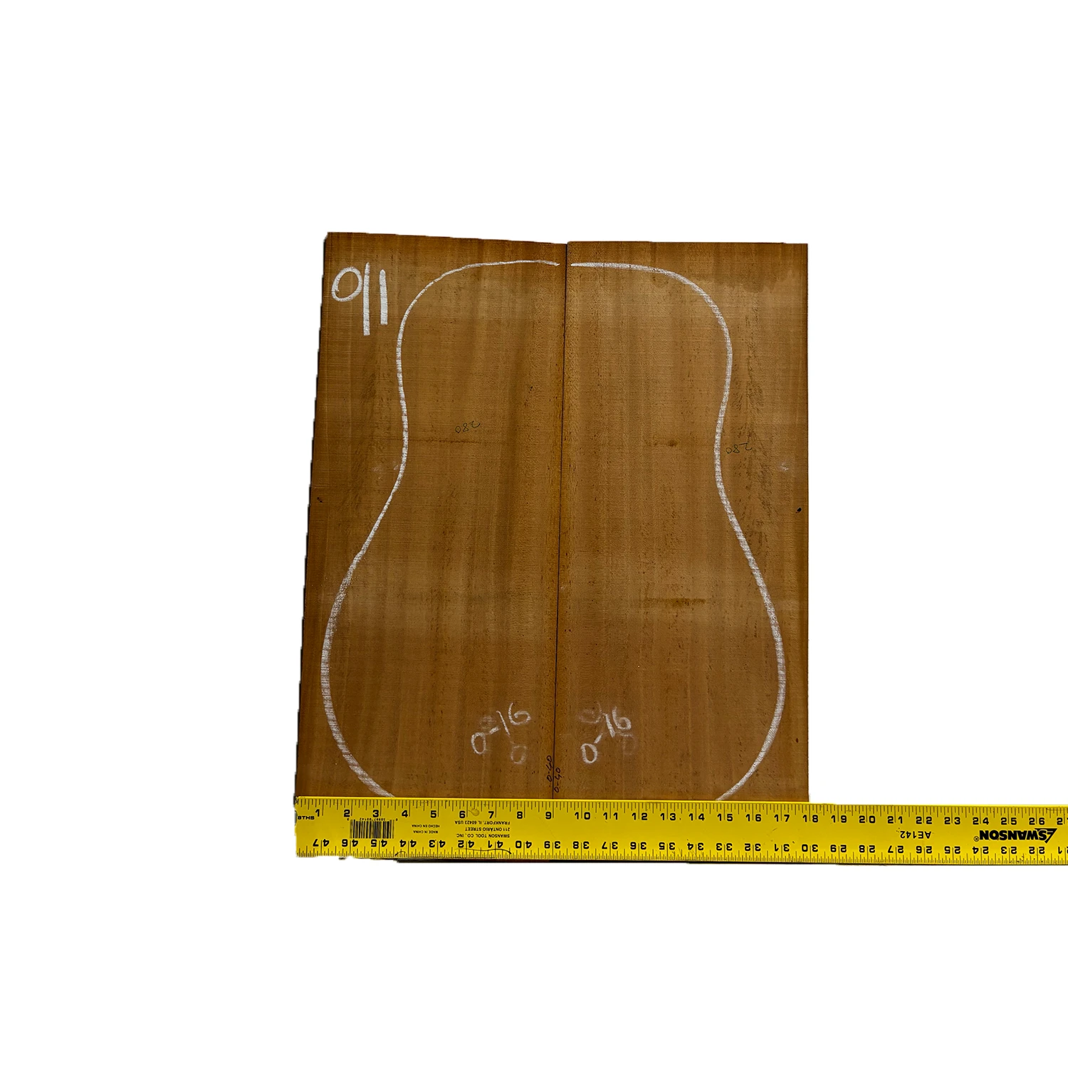 Mahogany (Old Grown) Dreadnought Guitar Back & Side Sets #91 - Image 2