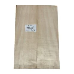 Flame Hard Maple Guitar Carved Top 23-1/2" X 7-3/4" X 5/8" #910