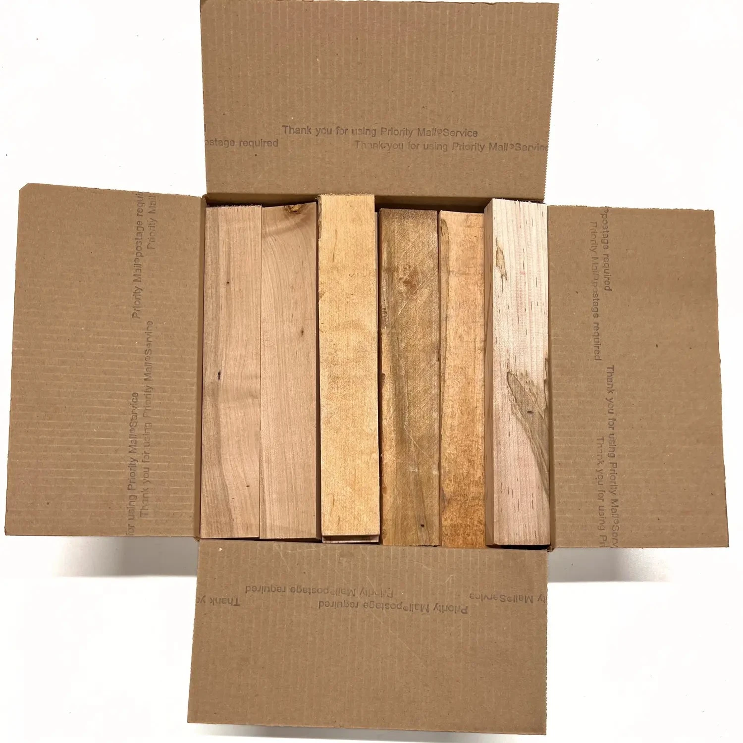 Box Of Ambrosia Maple Wood Scrap DIY Craft Carving Scroll Short Lumber Cutoff Boards - Image 7