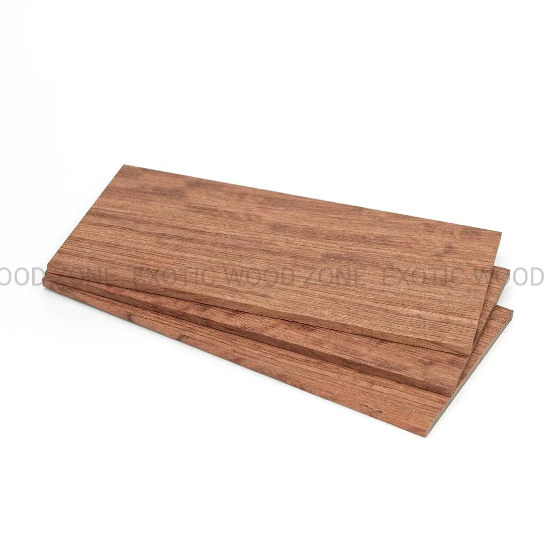 Bubinga Wood Veneer | Marquetry Inlay - 200mm X 100mm X 4mm - Image 2