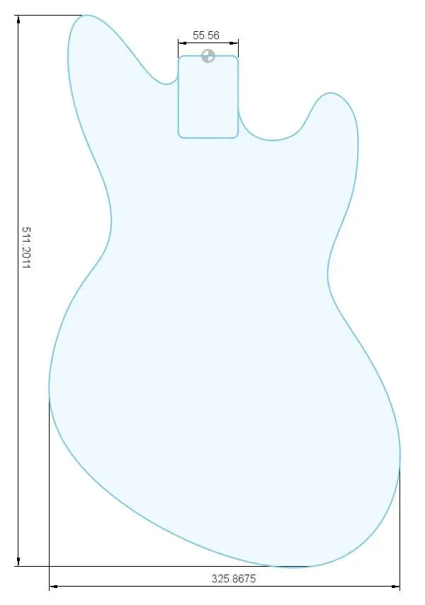 Pre-Cut Guitar Bodies- #Model C-KC - Image 2