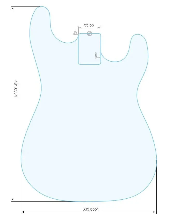Pre-Cut Guitar Bodies- #Model C-SC - Image 2