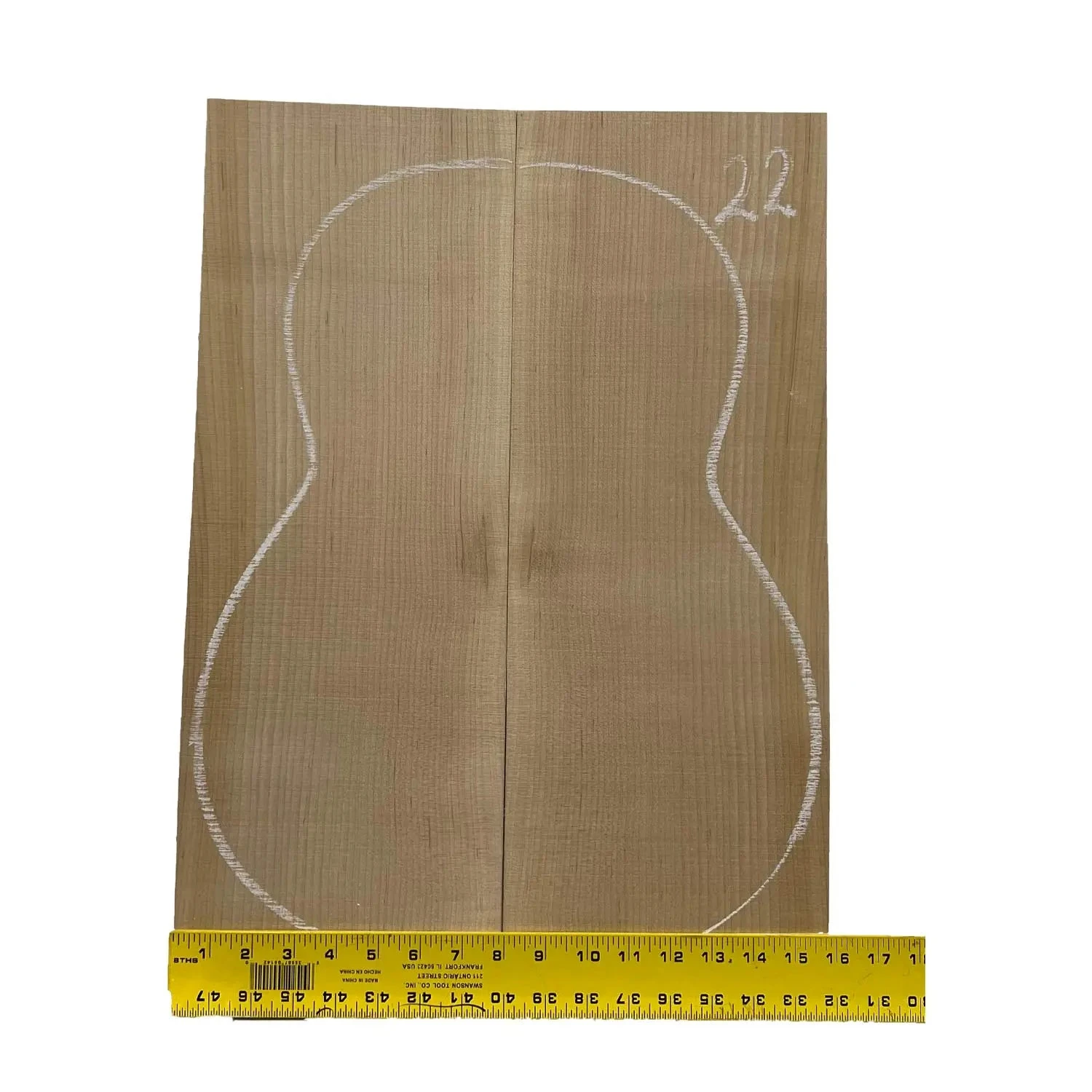 Flame Hard Maple Classical Guitar Back And Side Set #22 - Image 3