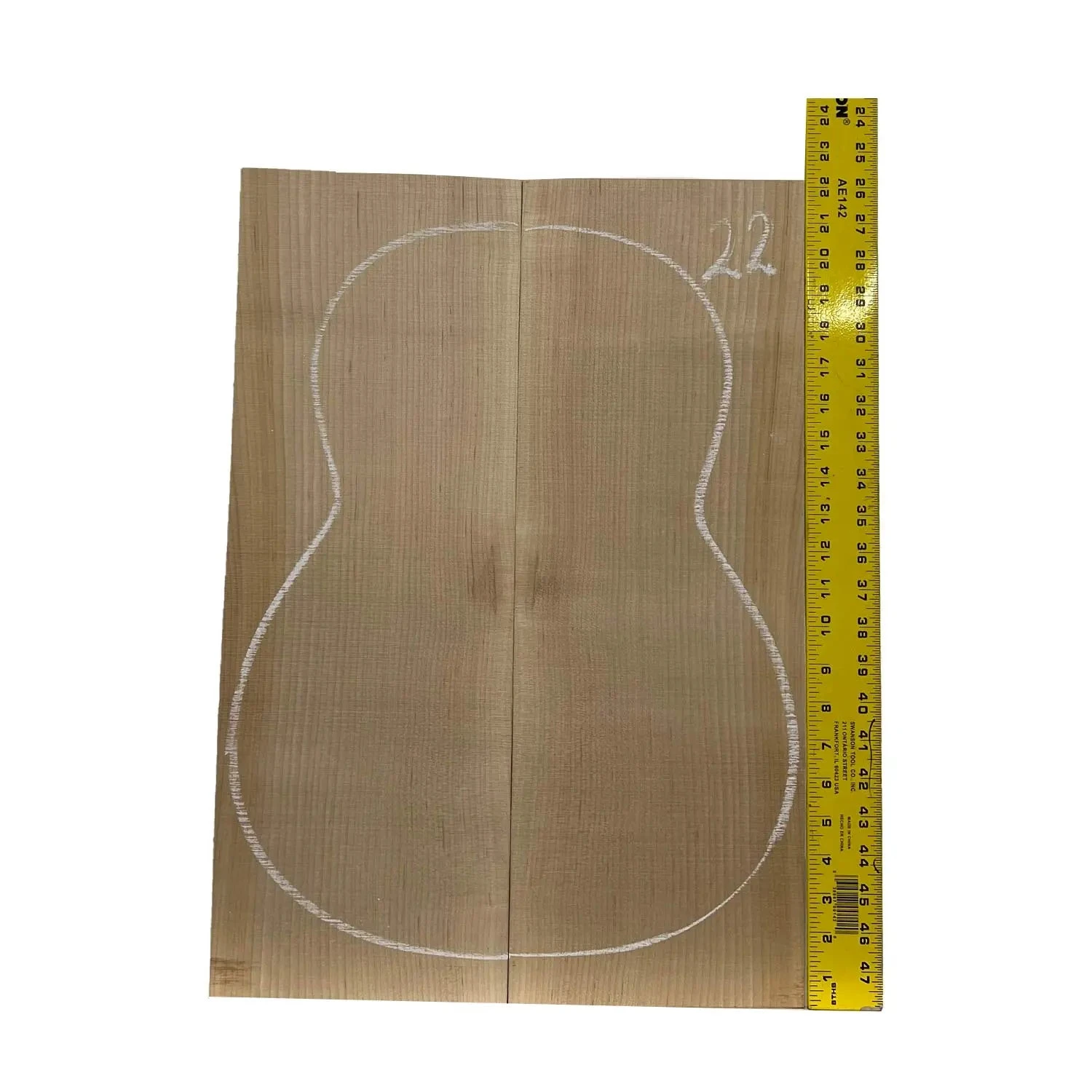 Flame Hard Maple Classical Guitar Back And Side Set #22 - Image 4