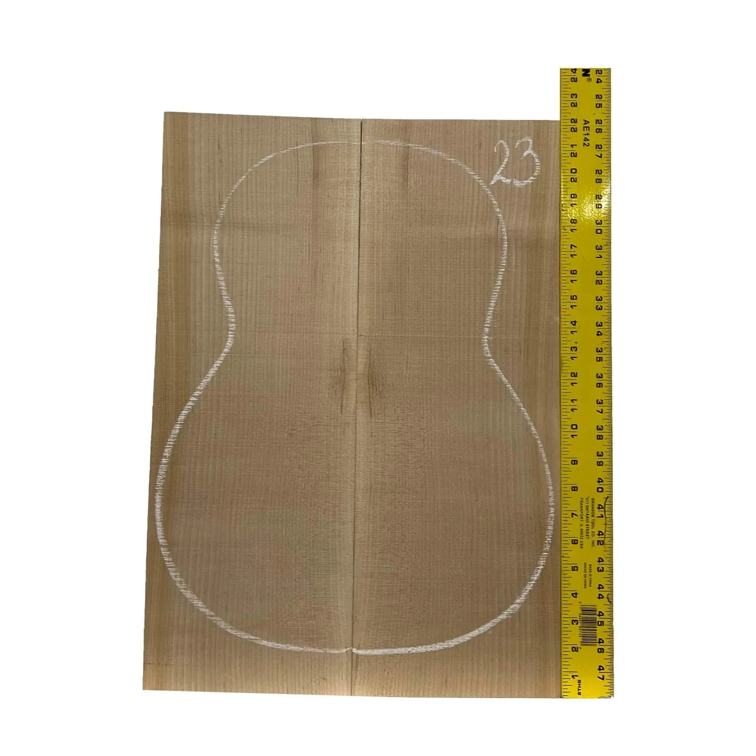 Flame Hard Maple Classical Guitar Back And Side Set #23 - Image 4