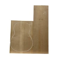 Flame Hard Maple Classical Guitar Back And Side Set #25