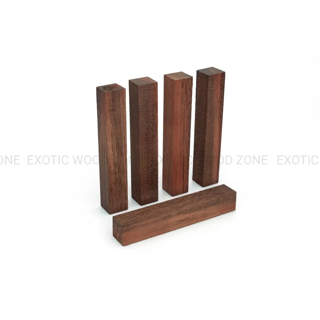 Goncalo Alves/Jobillo Wood Pen Blanks 3/4" X 3/4" X 5" - Image 4