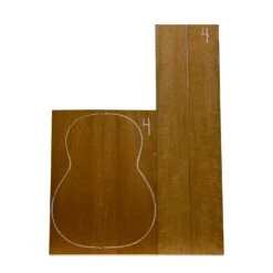 Flame Honduran Mahogany Classical Guitar Back And Side Set #04
