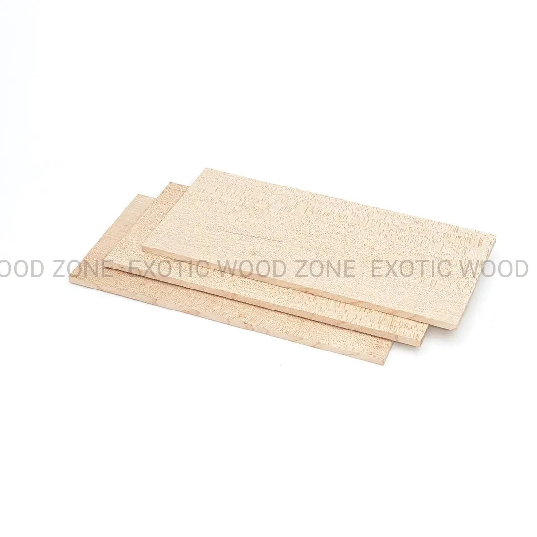 Hard Maple Quarter Cut Music Grade Wood Veneer | Marquetry Inlay - 200mm X 100mm X 4mm - Image 4