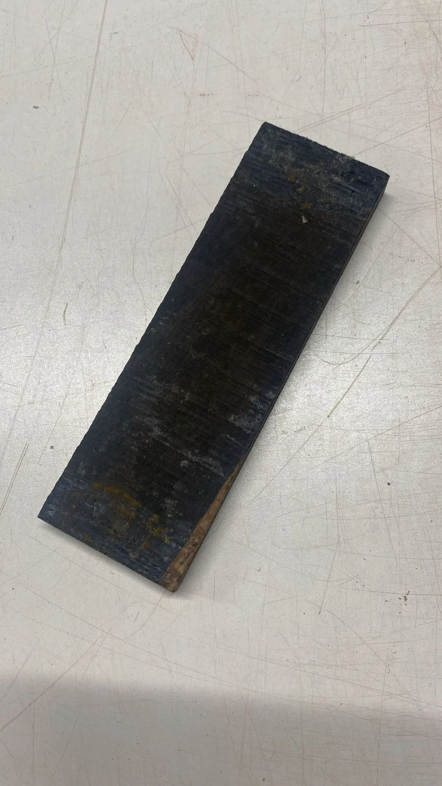 A Grade Gaboon Ebony Guitar Bridge Blank 181x58x12 Mm