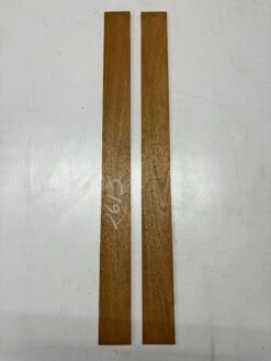 2 Pack, Honduras Mahogany Thin Stock Lumber 36"-1/2" X 3" X 1/4"#2613