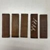5 Pack, Indian Rosewood Bridge Blanks 7-1/4" X 2" X 1/2"#4471