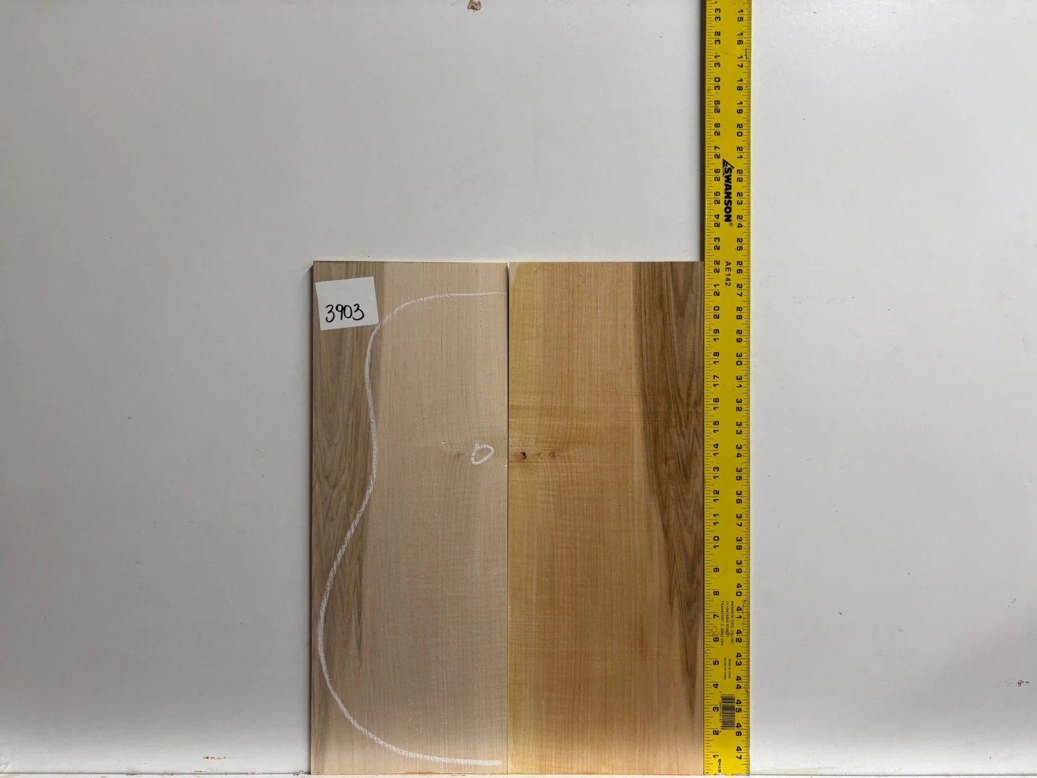 Flame Ambrosia Maple AAAA Grade Dreadnought Guitar Back And Side Set #3903 - Image 3