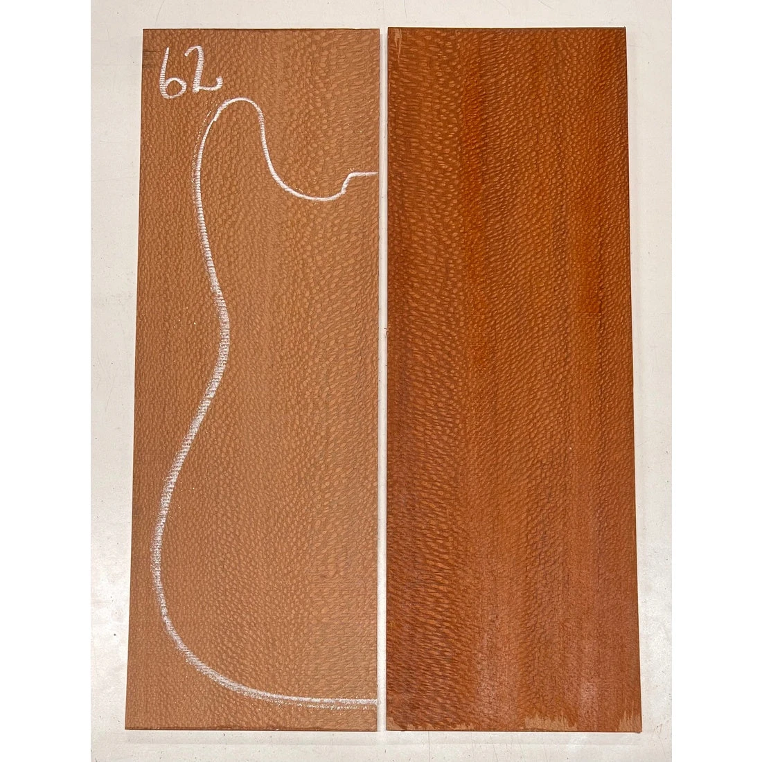 Leopardwood Bookmatched Guitar Drop Tops 21" X 7-1/4" X 1/4" #62 - Image 4