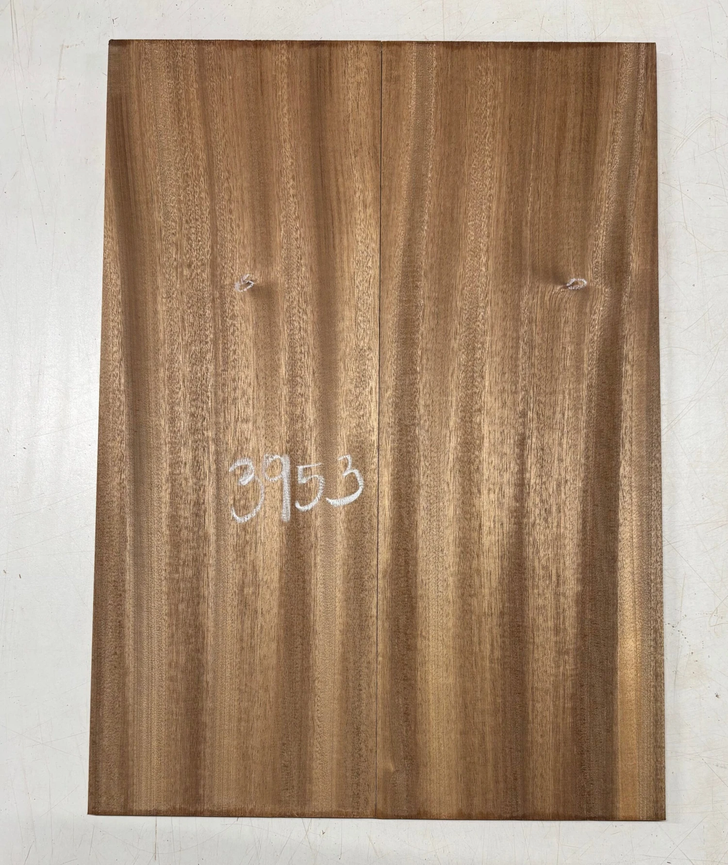 Sapele Guitar Drop Top 21" X 7-1/2" X 3/8" #3953