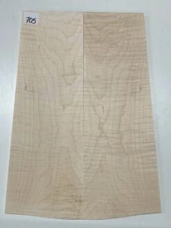Flame Hard Maple Bookmatched Guitar Drop Top AAAA Grade - 21" X 7" X 3/8" #705