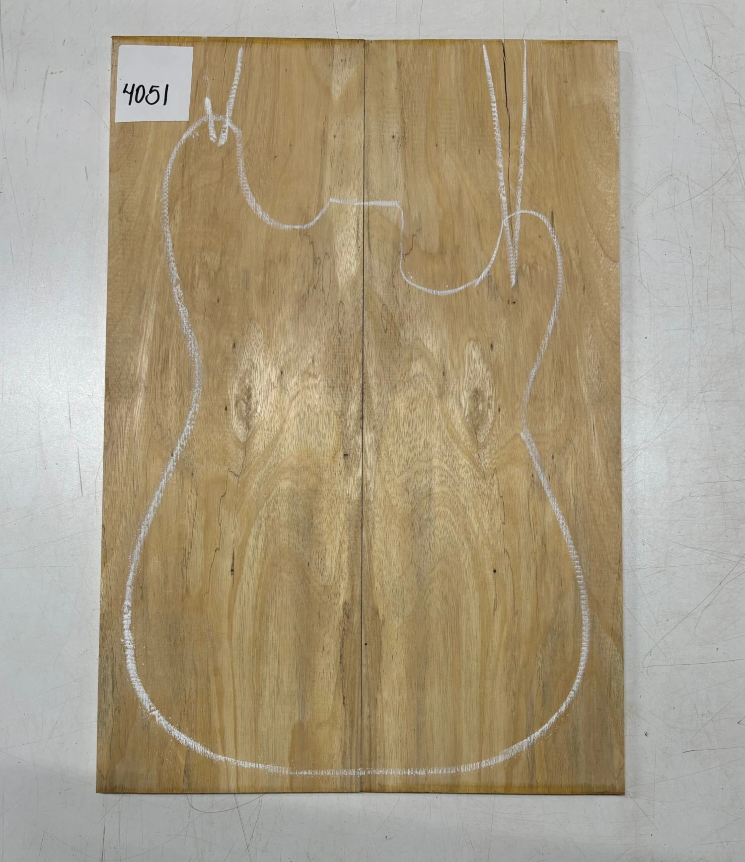 Yellow Tamarind Guitar Drop Tops 21-1/4" X 7-1/4" X 3/8" #4051 - Image 3