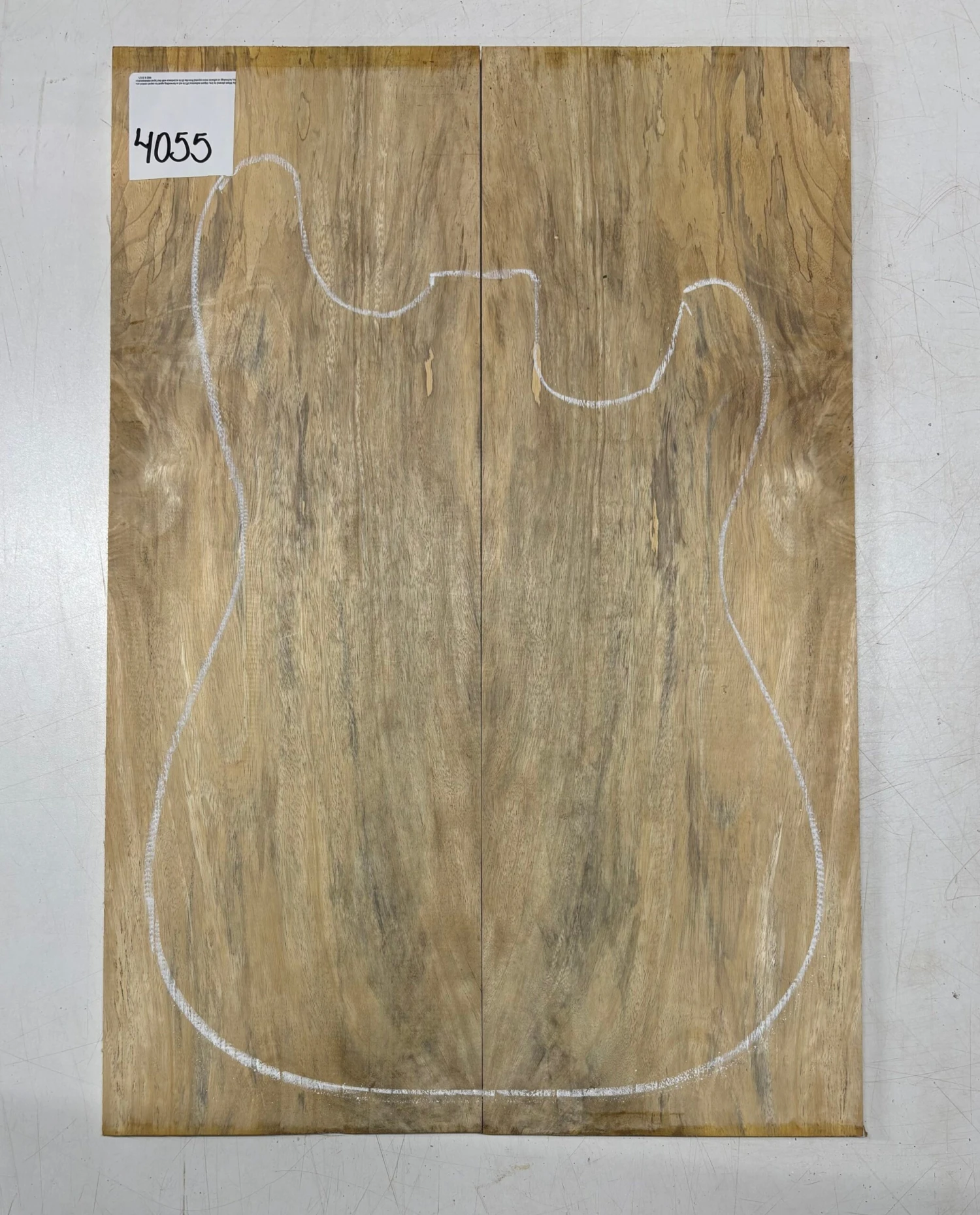 Yellow Tamarind Guitar Drop Tops 21-1/4" X 7-1/4" X 3/8" #4055 - Image 4