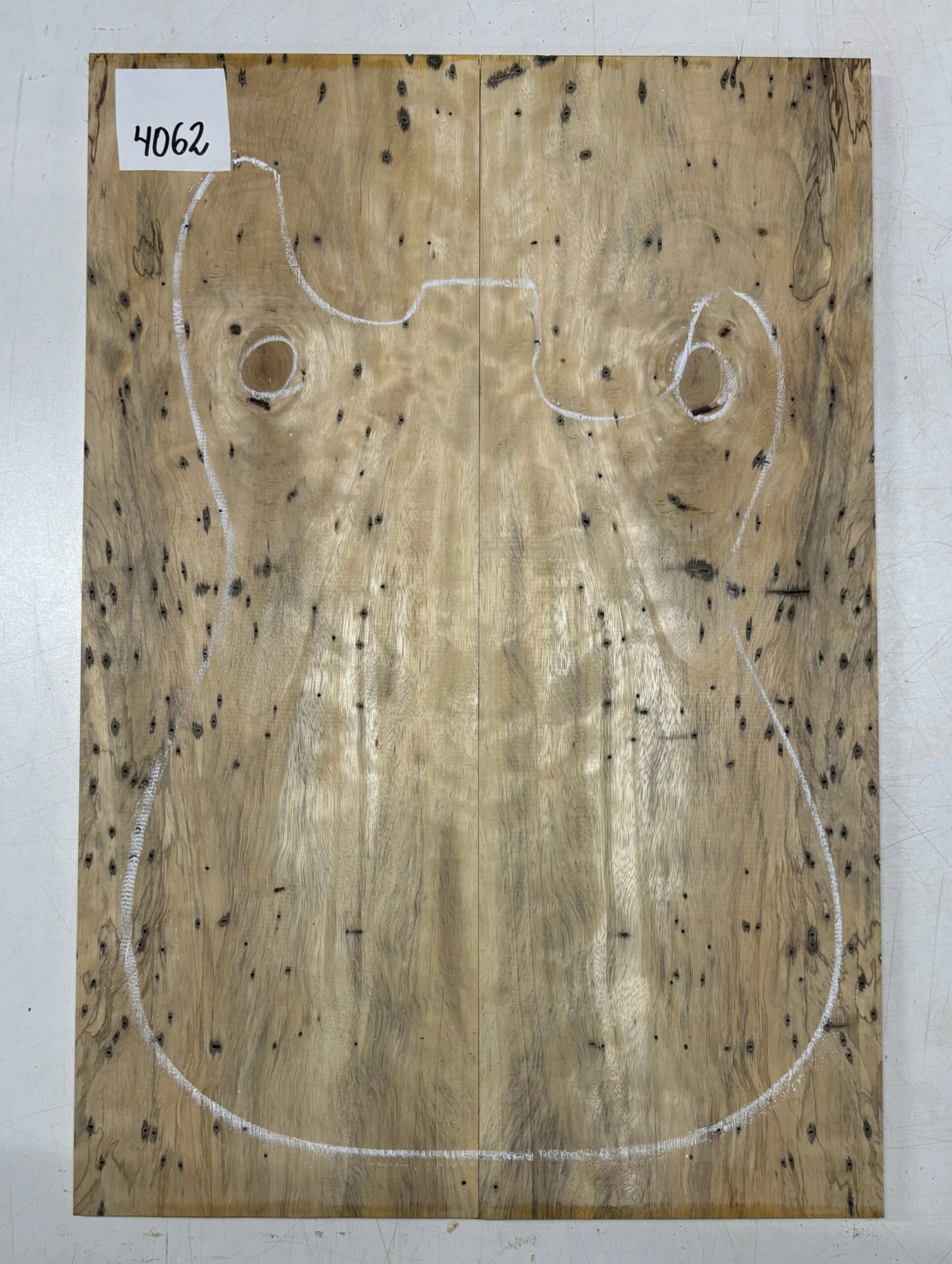 Yellow Tamarind Guitar Drop Tops 21-1/4" X 7-1/4" X 3/8" #4062 - Image 5