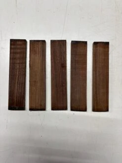5 Pack, Indian Rosewood Bridge Blanks 8"x1-3/4"x1/2"#4083
