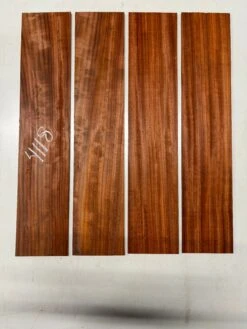 4 Pack, Padauk Thin Stock Lumber24" X 5" X 1/4"#4118