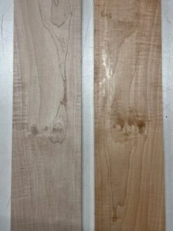 2 Pack, Flame Hard Maple Thin Stock Lumber24"x 4-3/4" X 1/2"#4119