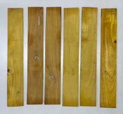 6 Pack, Osage Orange Thin Stock Lumber18-1/2" X 3" X 1/8"#4134